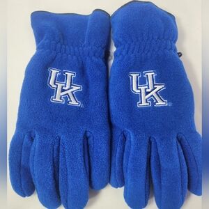 Kentucky Wildcats NCAA Blue Fleece Gloves XL Fan Apparel University of Kentucky